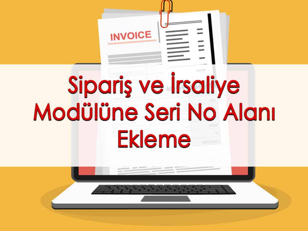 Sipariş ve İrsaliye Modülüne Seri No Alanı Ekleme