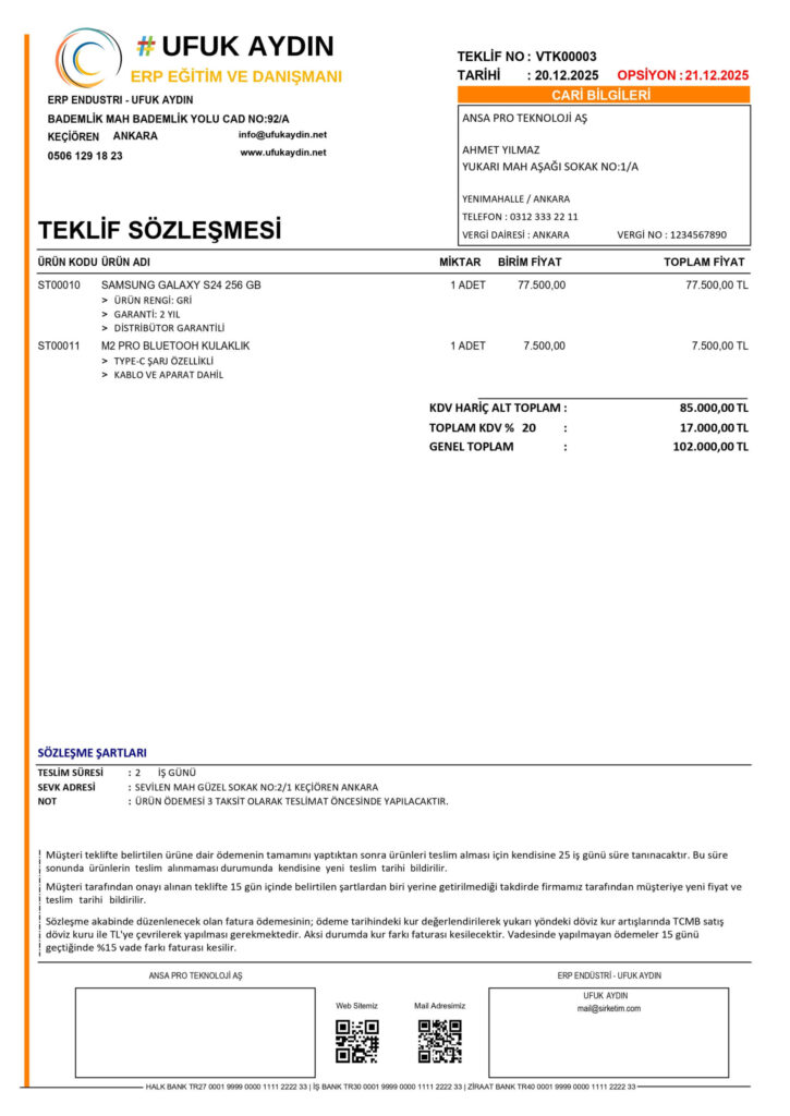 Premium Teklif Tasarımı 1